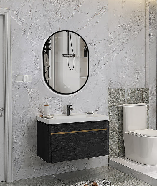 Selene Black LED-tükör